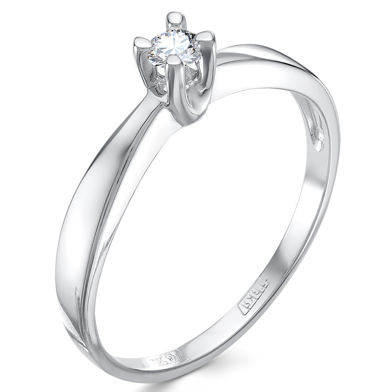 

Кольцо из золота р. 15 Vesna jewelry 1607-251-00-00, бриллиант, 1607-251-00-00