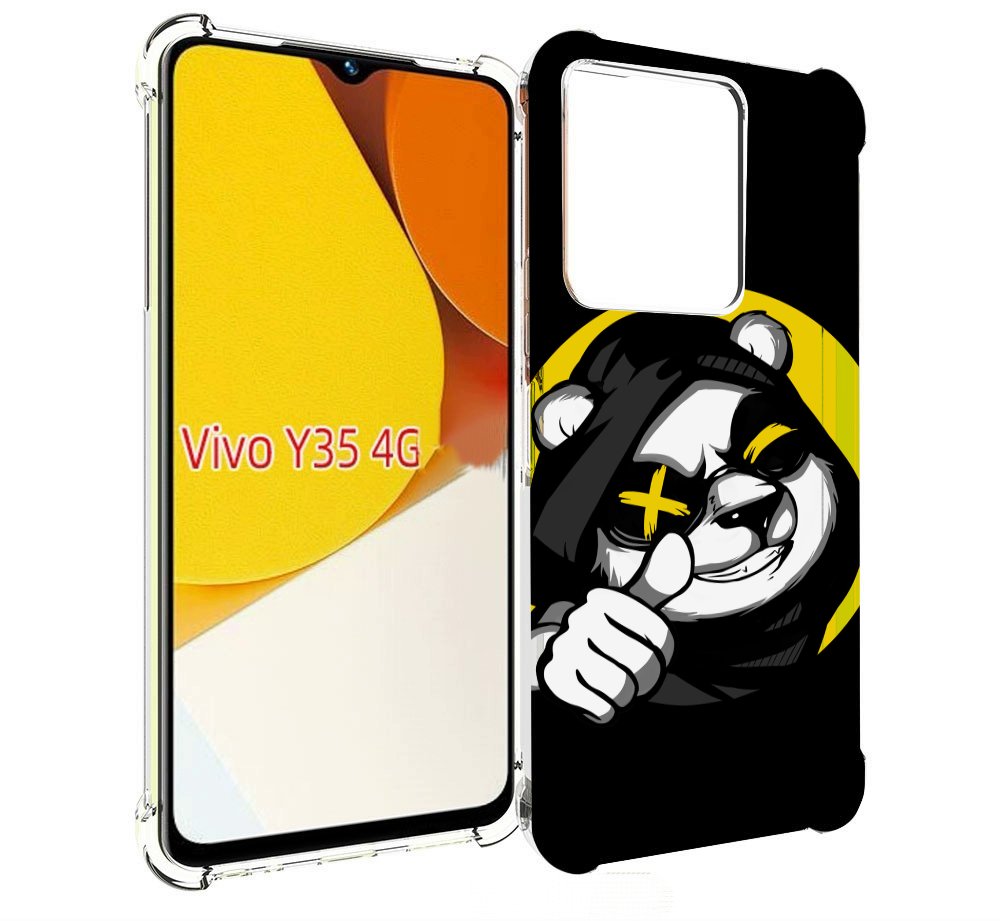 

Чехол MyPads крутая пандочка ок для Vivo Y35 4G 2022 / Vivo Y22, Прозрачный, Tocco