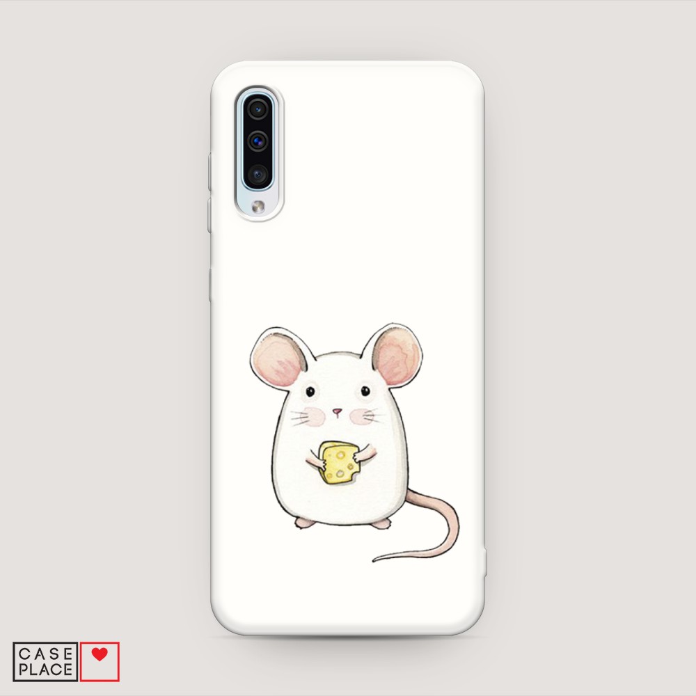 

Матовый силиконовый чехол "Мышка" на Samsung Galaxy A50