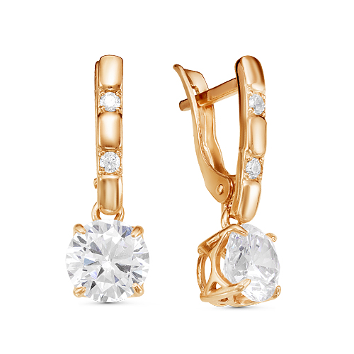 

Серьги из серебра с фианитом TEOSA 33810425, 33810425