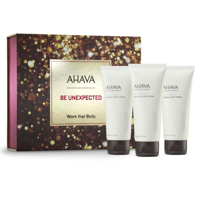 Набор Ahava Holiday Collection Work that body 2023 минер крем для тела+рук+гель для душа набор для камуфляжа волос alpha homme 5 0