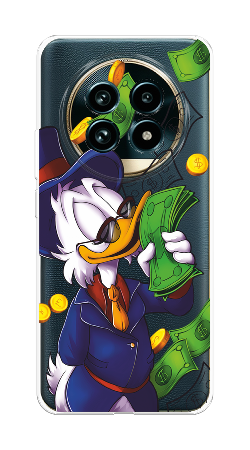 

Чехол на Realme 13 Pro+/13 Pro "Scrooge McDuck with Money", Синий;зеленый;белый, 2518150-1