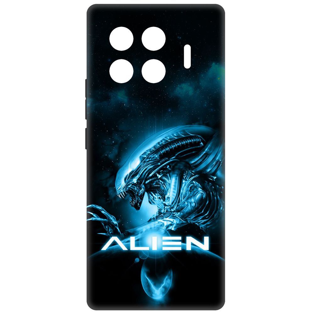 

Чехол-накладка Krutoff Soft Case Чужой. Космос для TECNO Spark 20 Pro+ черный