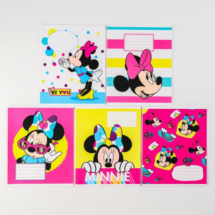 

Тетрадь Disney Минни Маус 12 л линейка 20 шт