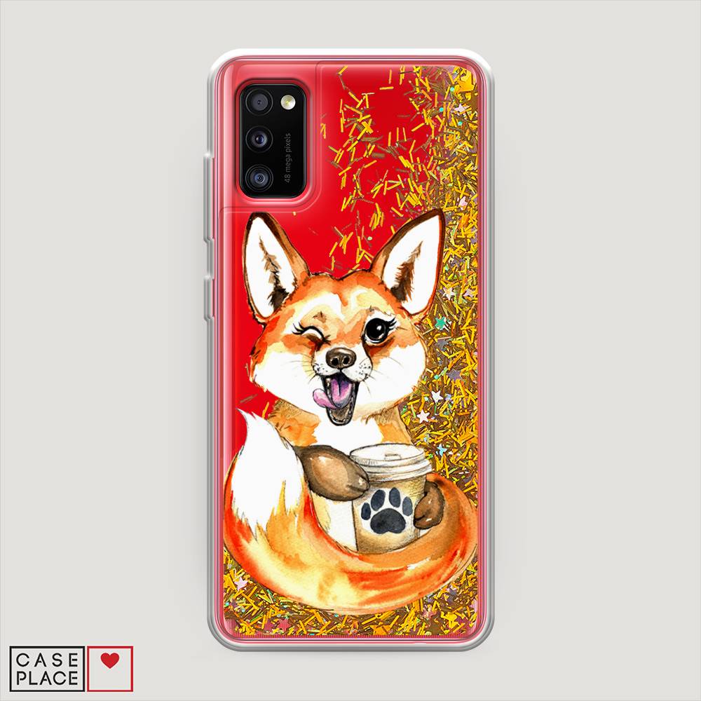 

Чехол Awog на Samsung Galaxy A41 / Самсунг A41 "Подмигивающая лиса с кофе", Разноцветный, 2100490-1