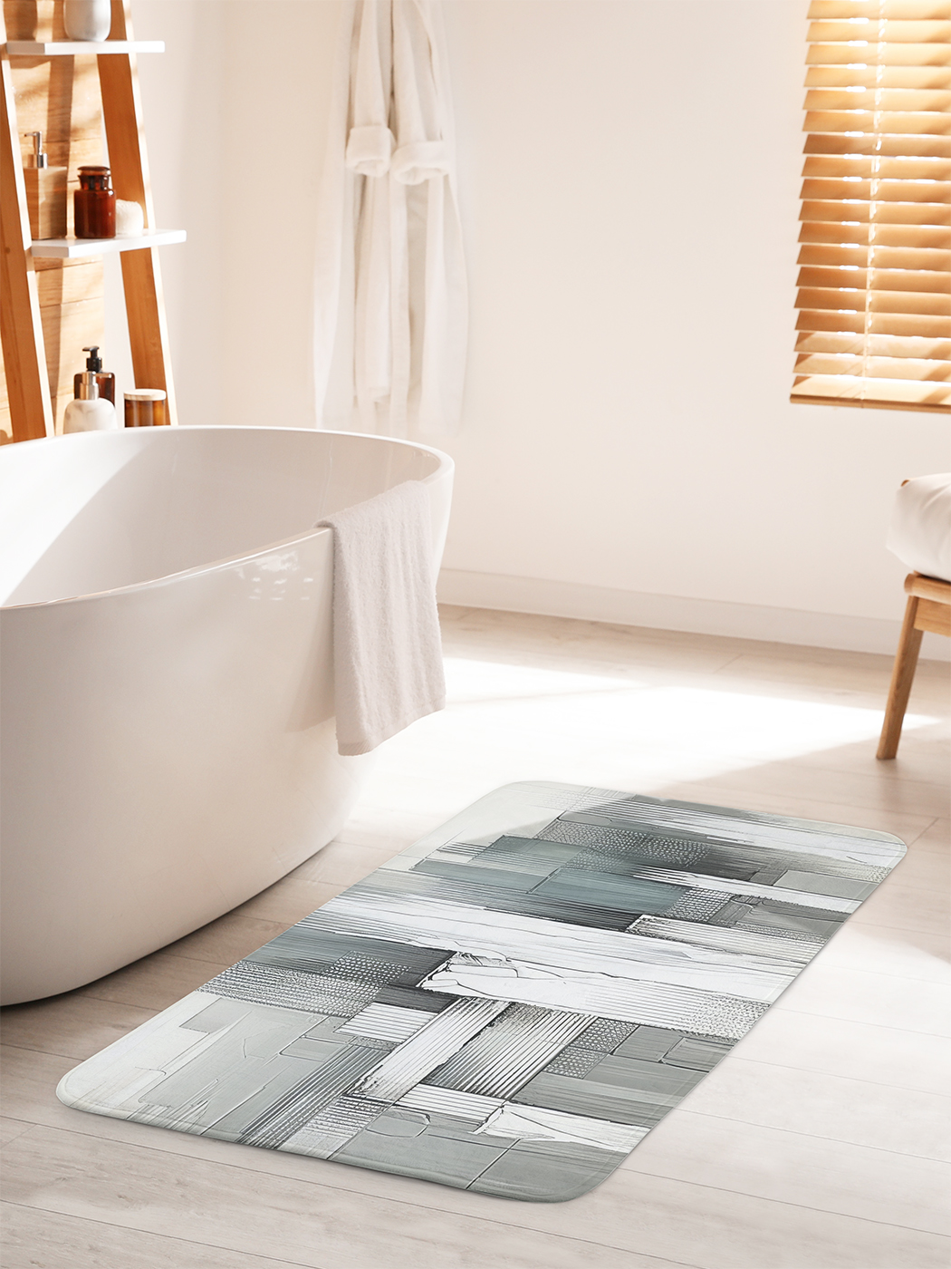 

Коврик для ванной туалета душа JoyArty "Смешанные оттенки", bath_sd2782_60x100