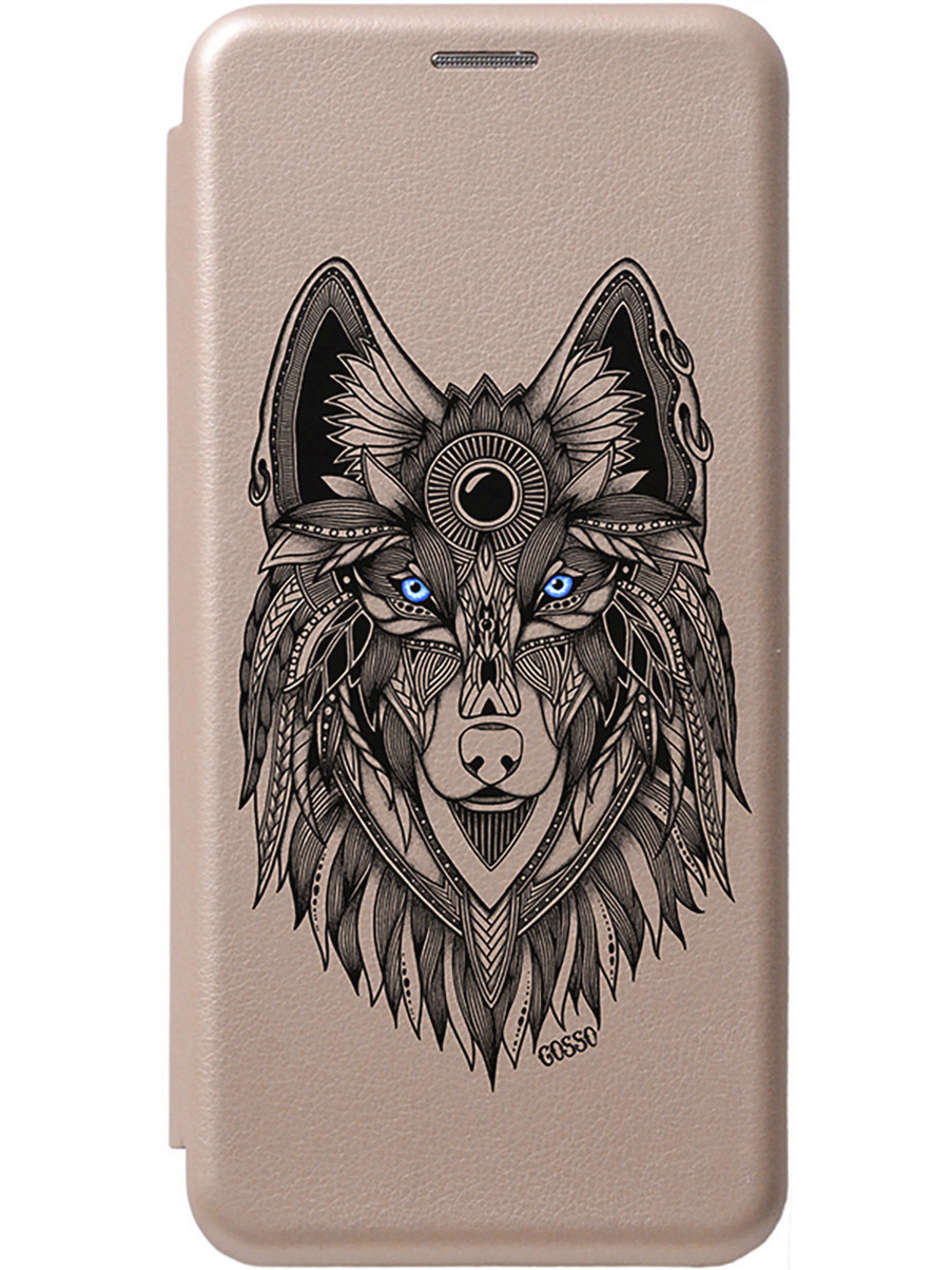 

Чехол-книжка на Infinix Hot 40 / Hot 40 Pro с рисунком "Grand Wolf" золотой, Золотистый;голубой;черный, 20011889