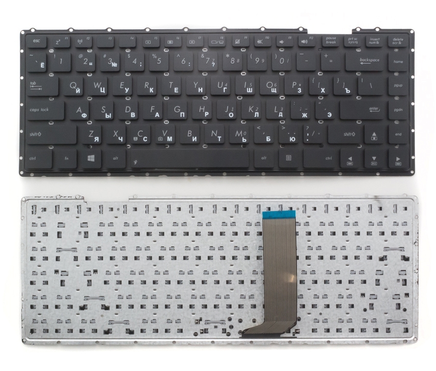 Клавиатура для ноутбука Asus X456U, X456UA, X456UB, X456UV, K456U, A456U Series, черная бе