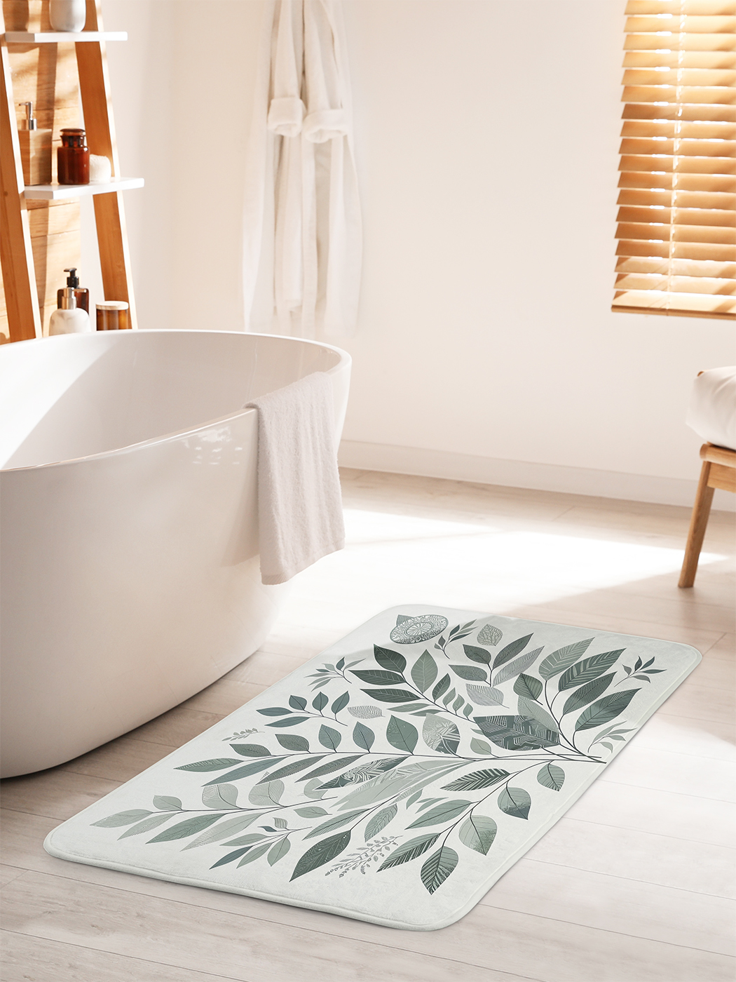 

Коврик для ванной туалета душа JoyArty "Собрали листья", bath_sd2755_60x100