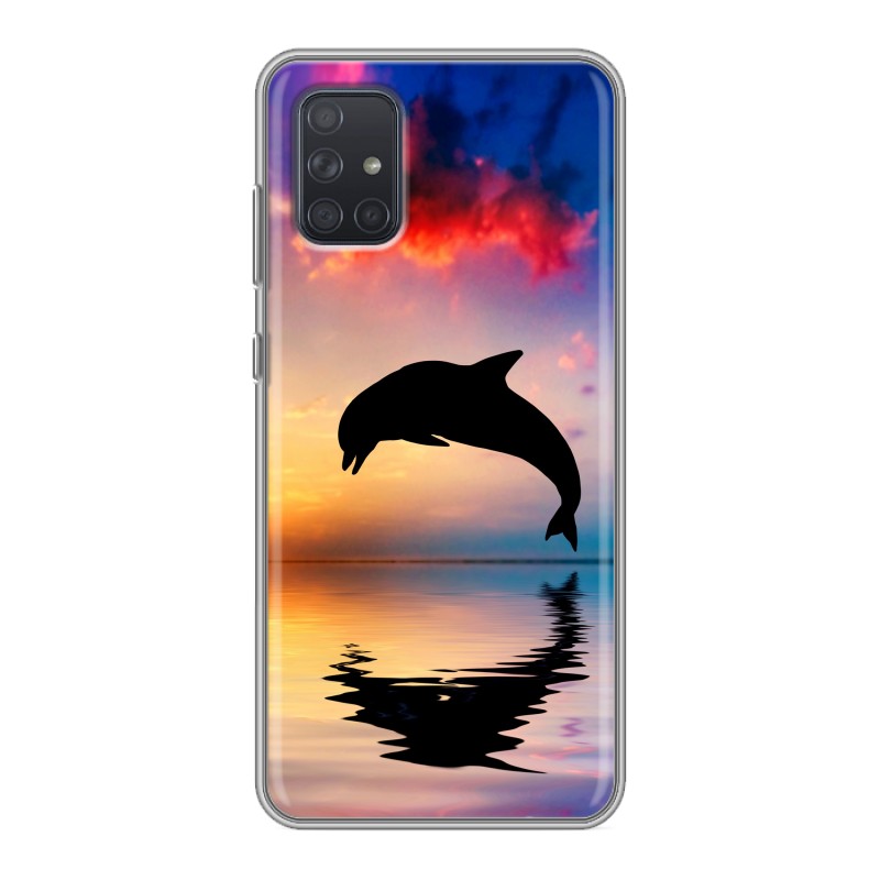 фото Чехол для samsung galaxy a71 (sm-a715) с рисунком и защитой камеры 100gadgets