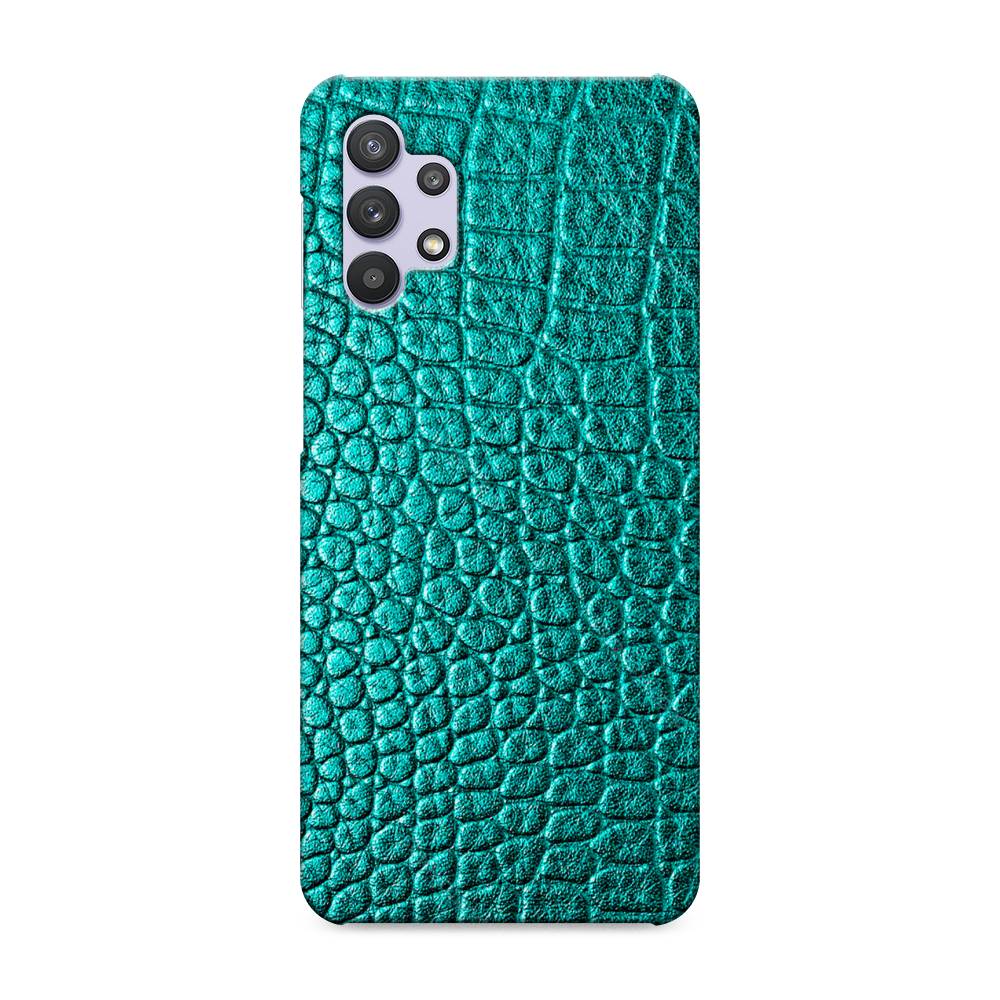 

Пластиковый чехол "Бирюзовая змея" на Samsung Galaxy A32, 2102020-2