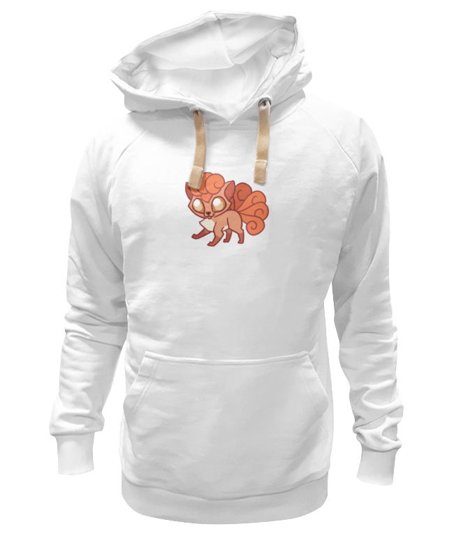 

Худи унисекс Printio Лисичка белое 2XL, Белый, Лисичка