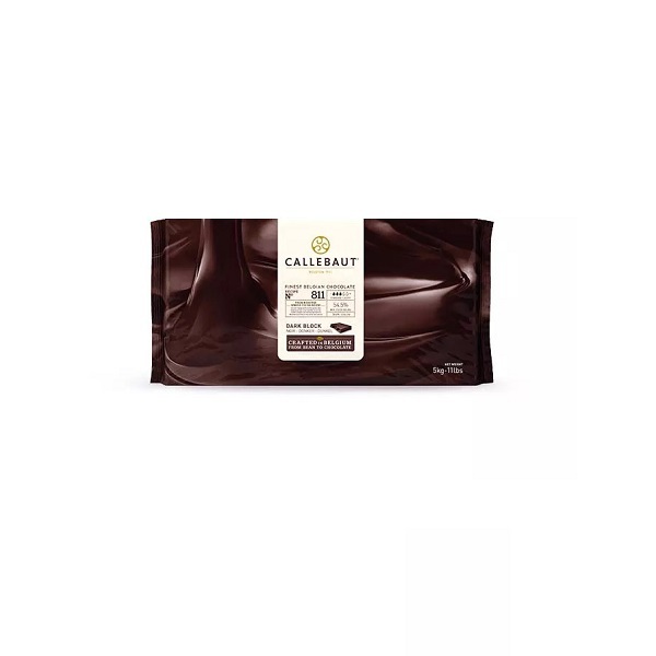 Шоколад темный (кошерный Parve) Callebaut 54,5% какао, блок 5 кг