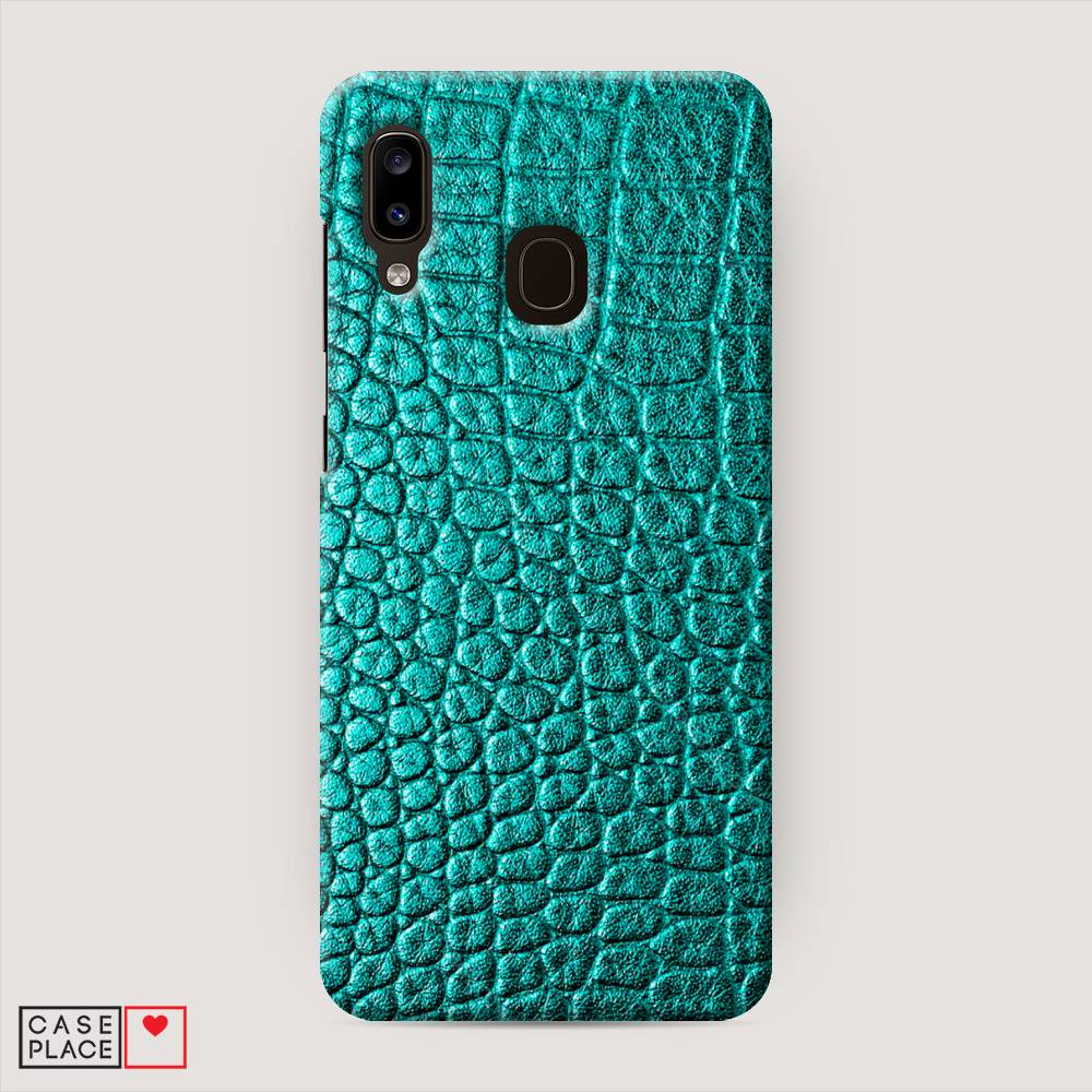 фото Пластиковый чехол "бирюзовая змея" на samsung galaxy a30 awog