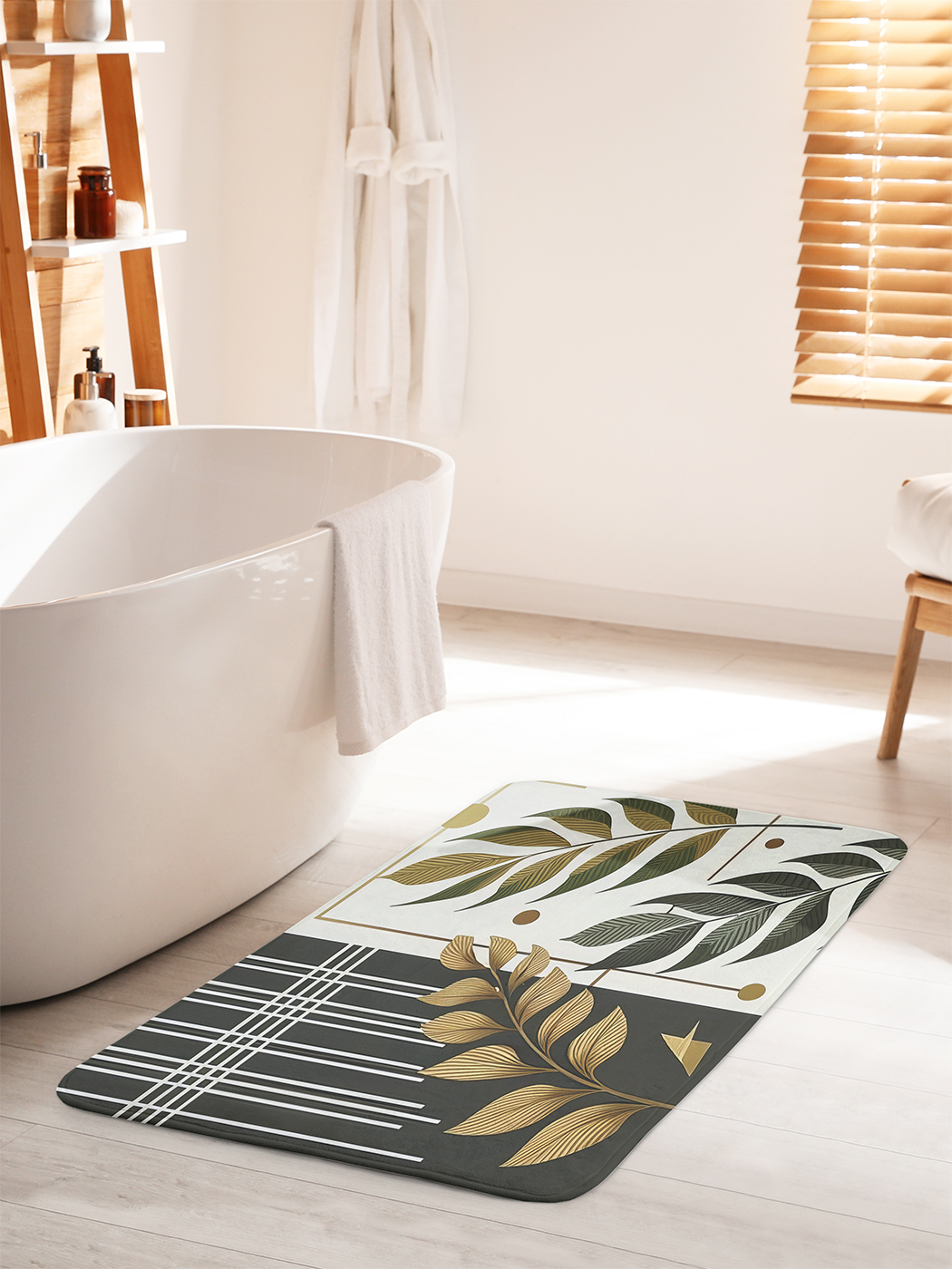 

Коврик для ванной туалета душа JoyArty "Опавшие листья", bath_sd2712_60x100
