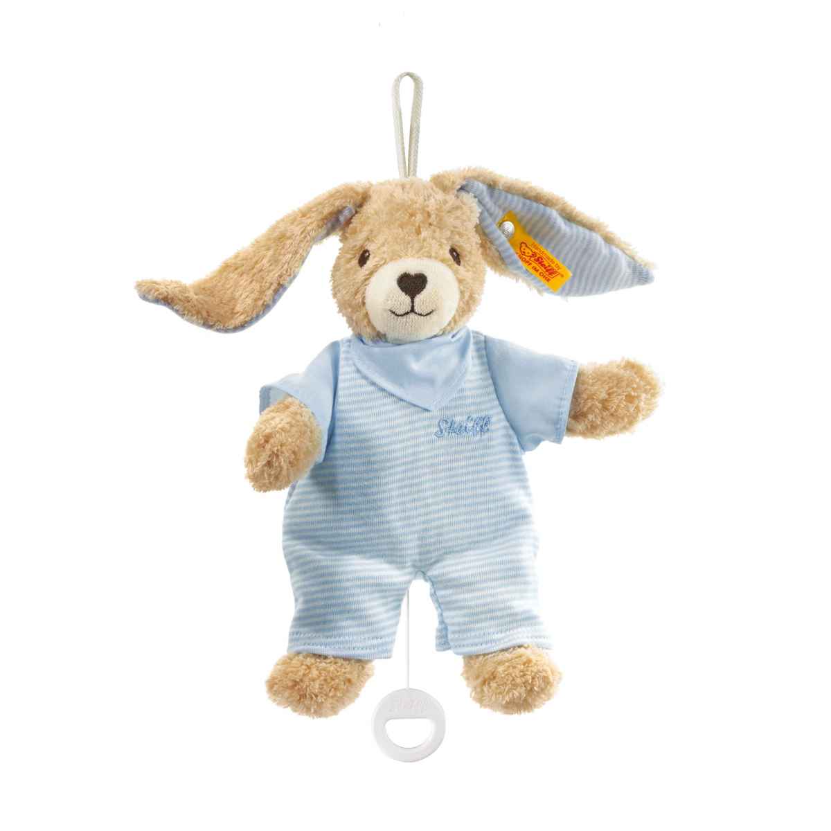 Мягкая игрушка Steiff Hoppel Rabbit Music Box blue голубой картридж hp 72 c9383a для hp dj t1100 t610 пурпурный голубой печатающая головка