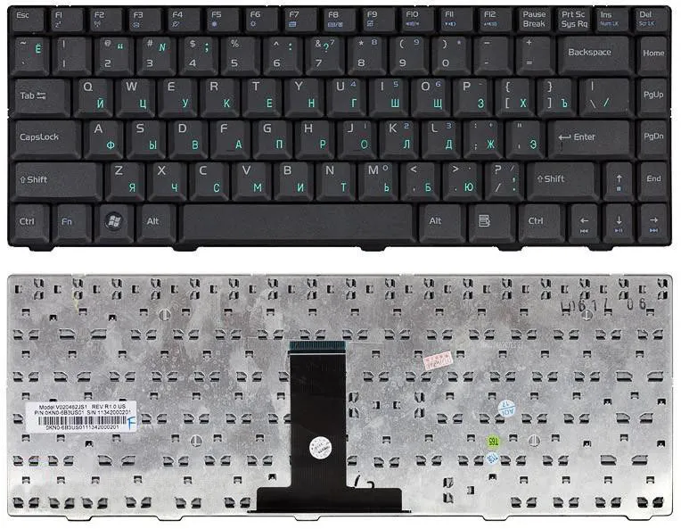 

Клавиатура для ноутбуков Asus F80, X82, X85, X88, F81, F81S, F83SE Series, p/n: 0KN0-061UK
