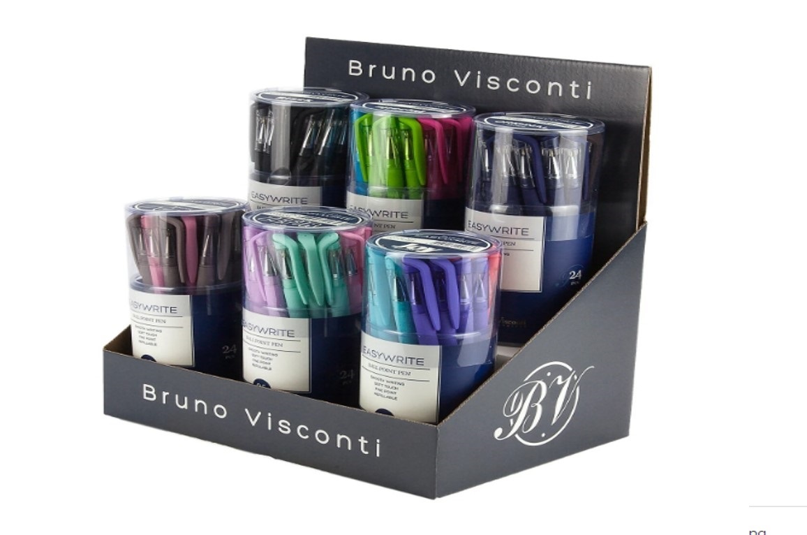 

Набор ручек шариковых Bruno Visconti EasyWrite 20-0051-6, синие, 0,5 мм, 144 шт., 20-0051-6