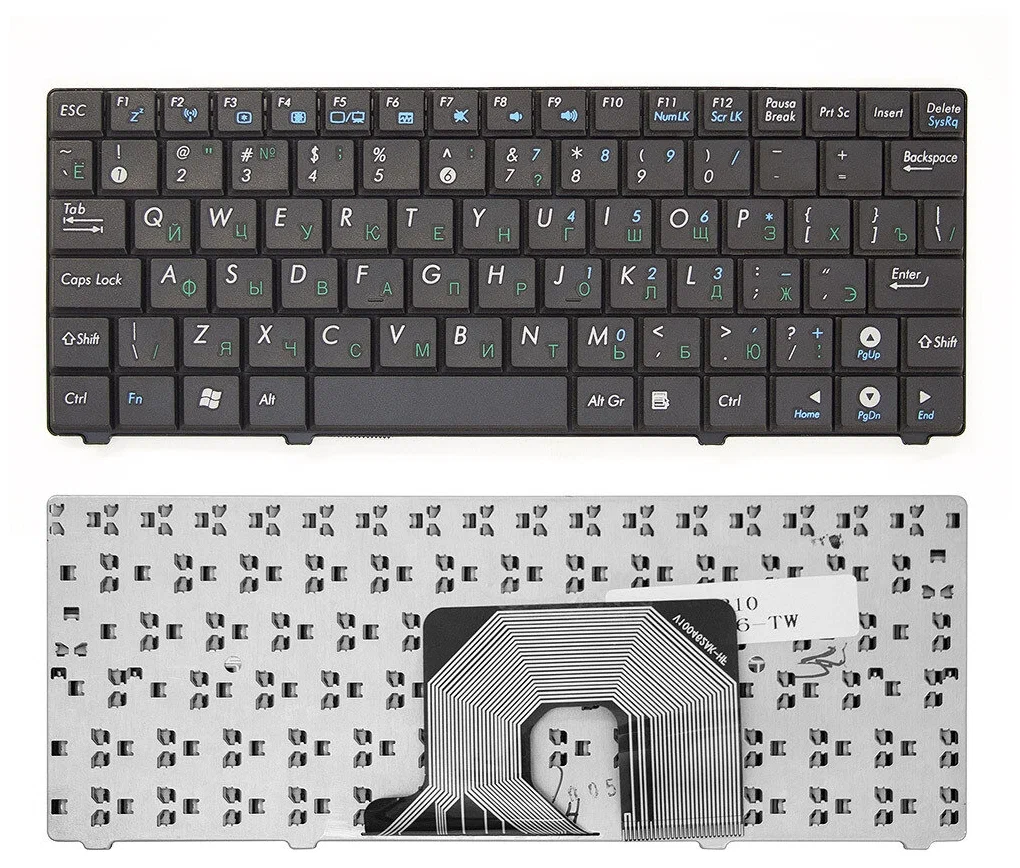 

Клавиатура для ноутбуков Asus Eee PC T91, T91MT, 900SD, MK90H Series, p/n: V091962AS1, рус