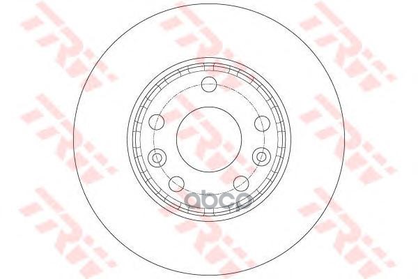 

Тормозной диск TRW/Lucas комплект 1 шт. DF6072