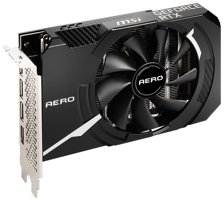 Видеокарта MSI NVIDIA GeForce RTX 3050 AERO ITX OC (RTX 3050 AERO ITX 8G OC)