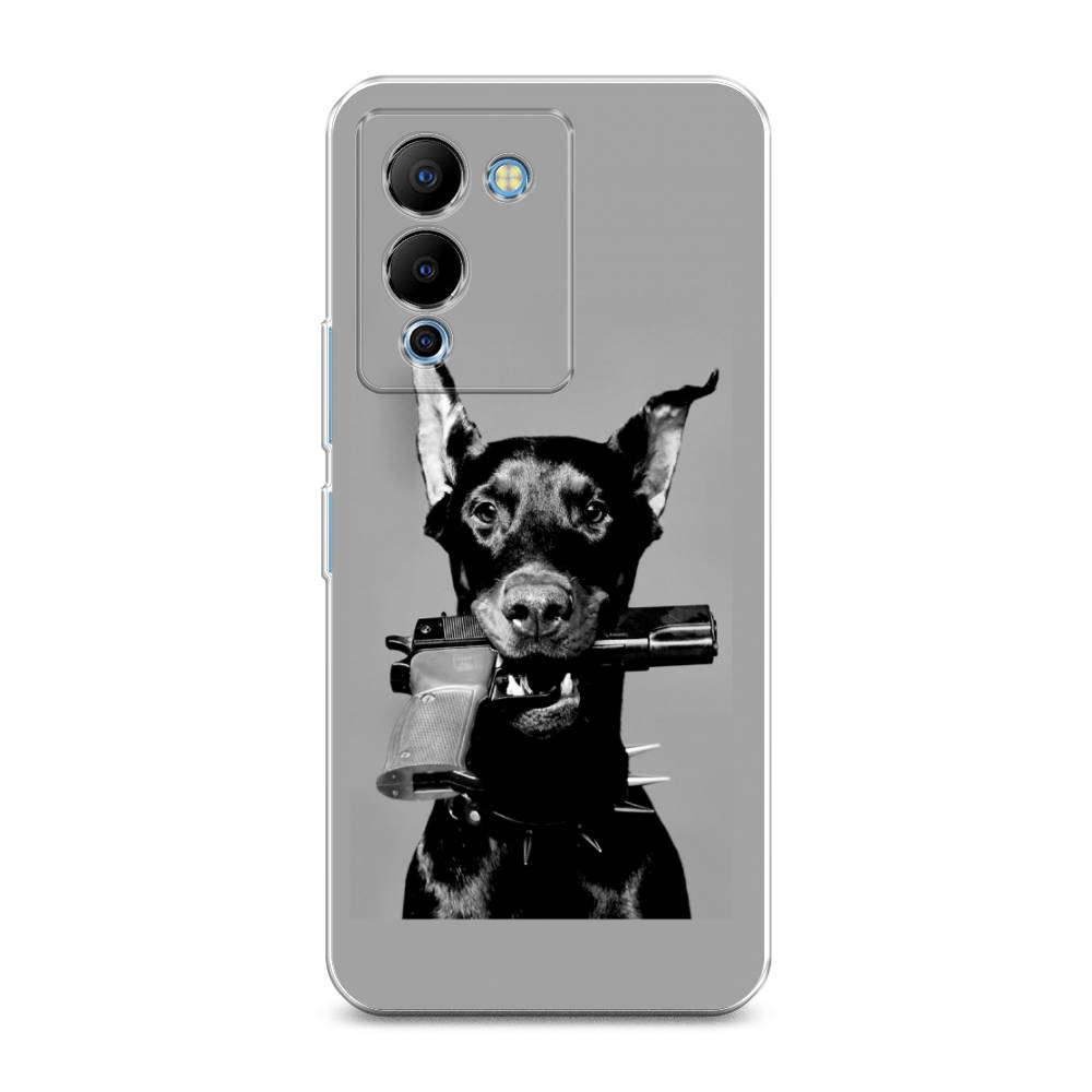 

Силиконовый чехол "Доберман" на Infinix Note 12 G96, Разноцветный, 3101550-1