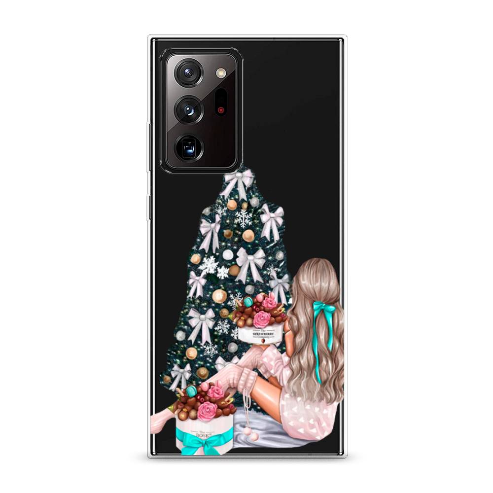 

Чехол на Samsung Galaxy Note 20 Ultra "New Year", Зеленый;бежевый;голубой, 2101050-5
