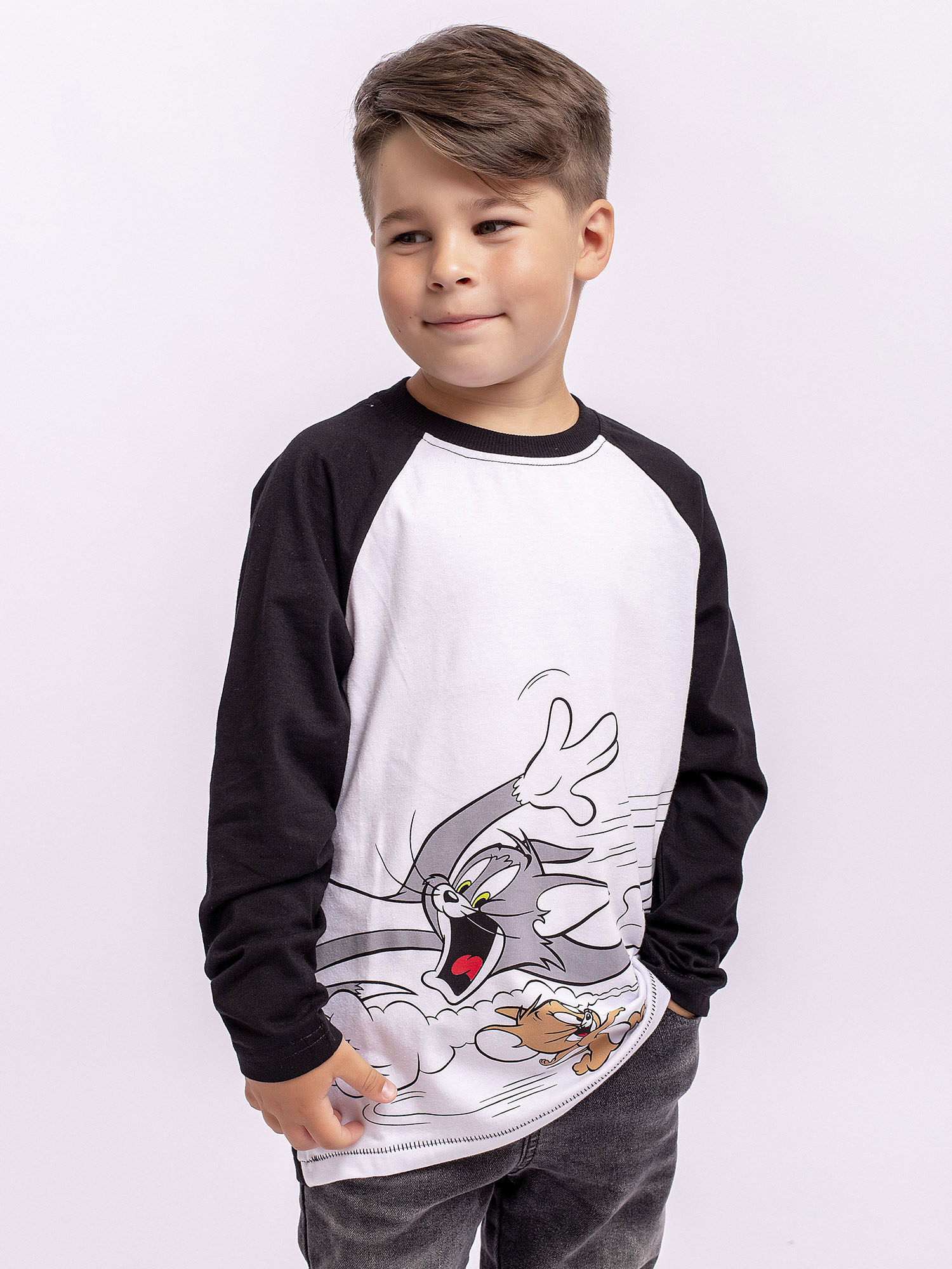 

Лонгслив детский Batik 055_ОС22 цв.мультиколор р.134, Белый, 055_ОС22