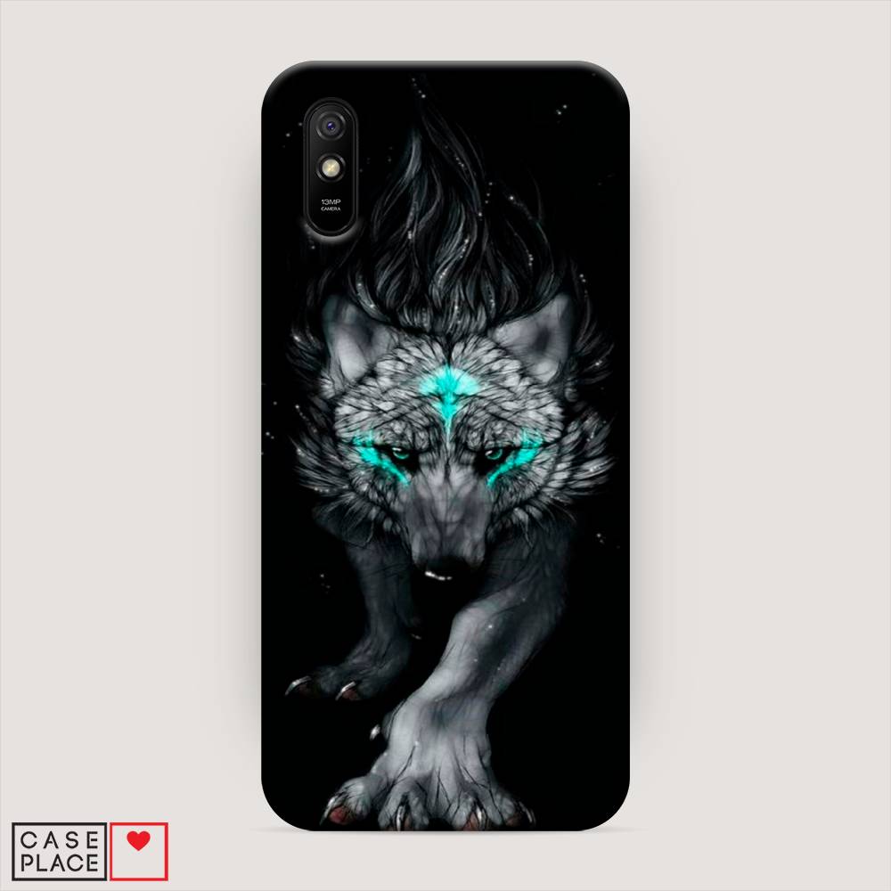 

Пластиковый чехол "Волшебный волк" на Xiaomi Redmi 9A, 38920-1