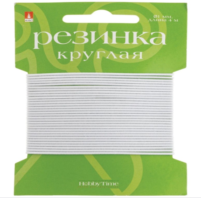 

РЕЗИНКА КРУГЛАЯ, БЕЛАЯ, ДИАМЕТР 1ММ, ДЛИНА 4М, Арт. 2-675/01, 2-675/01