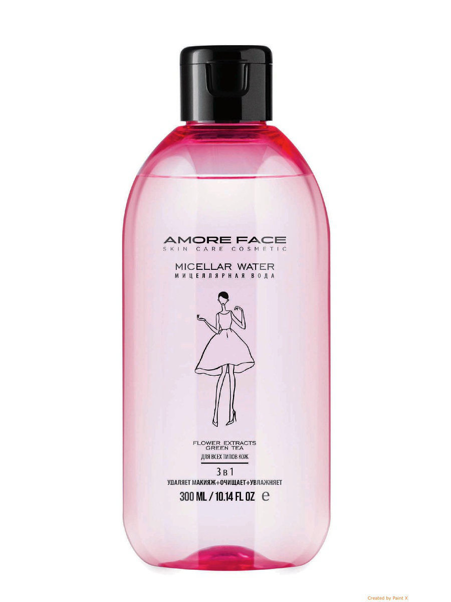 

Очищающая мицеллярная вода 3 в 1 AMORE FACE 300 мл