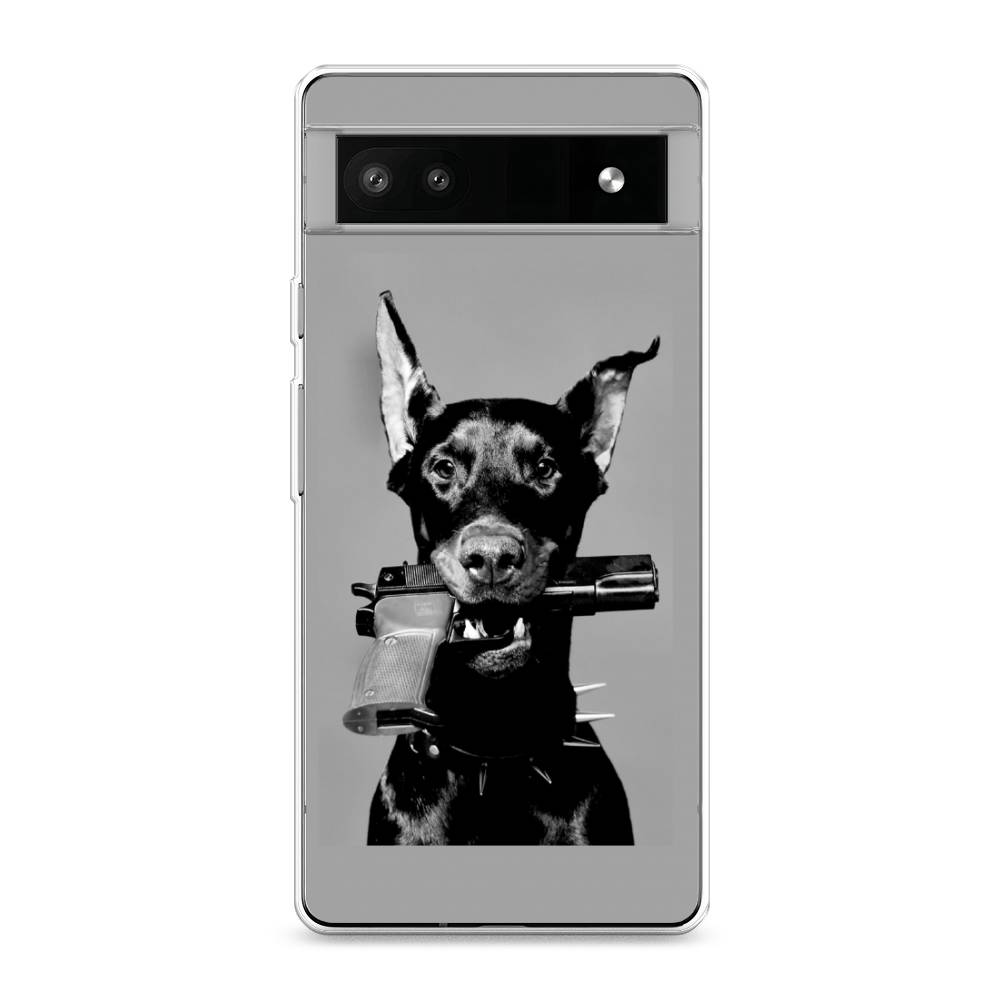 

Силиконовый чехол "Доберман" на Google Pixel 6A, Разноцветный, 271150-1