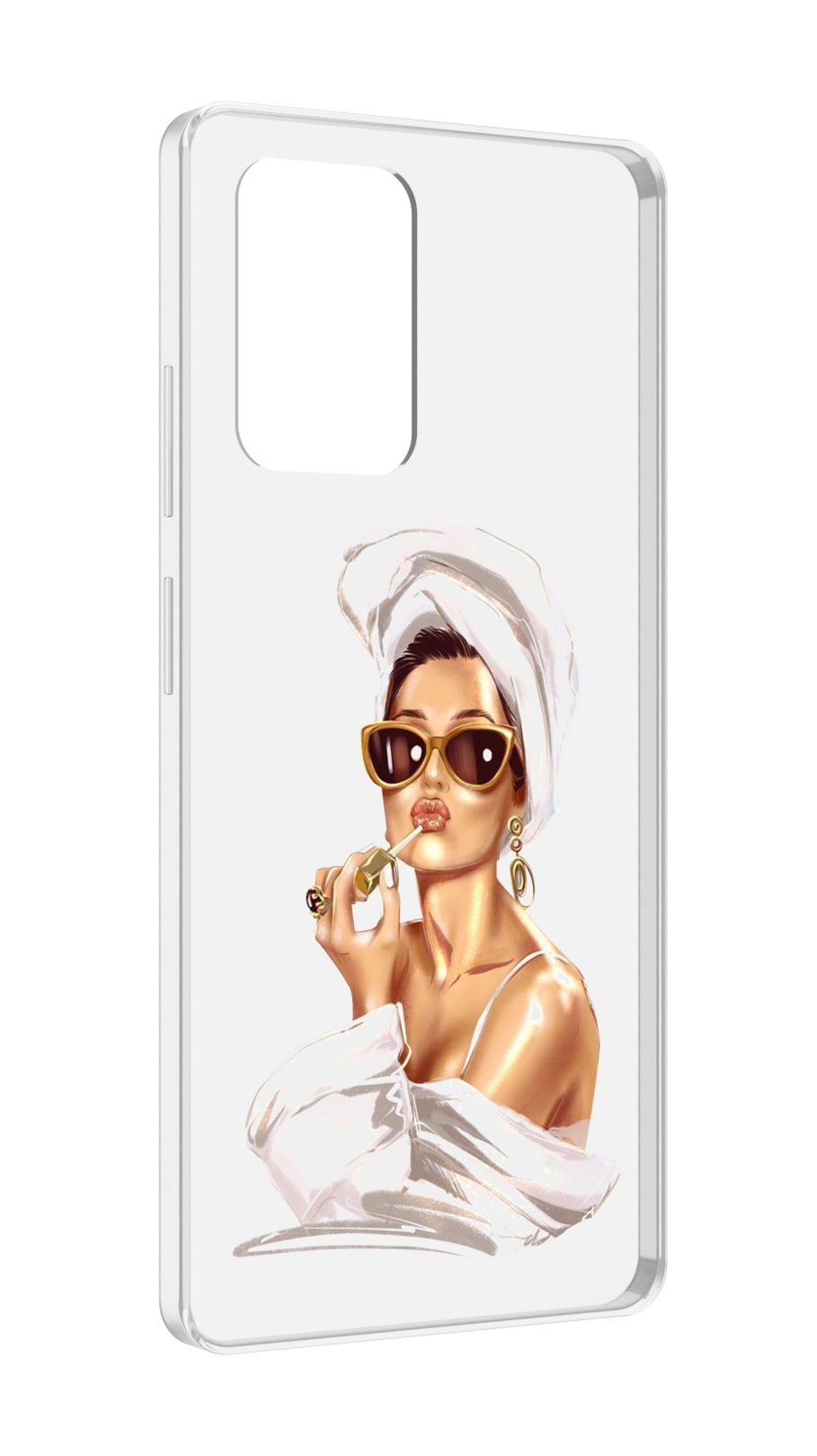 

Чехол MyPads Девушка-утром женский для ZTE Blade V40 Pro, Tocco