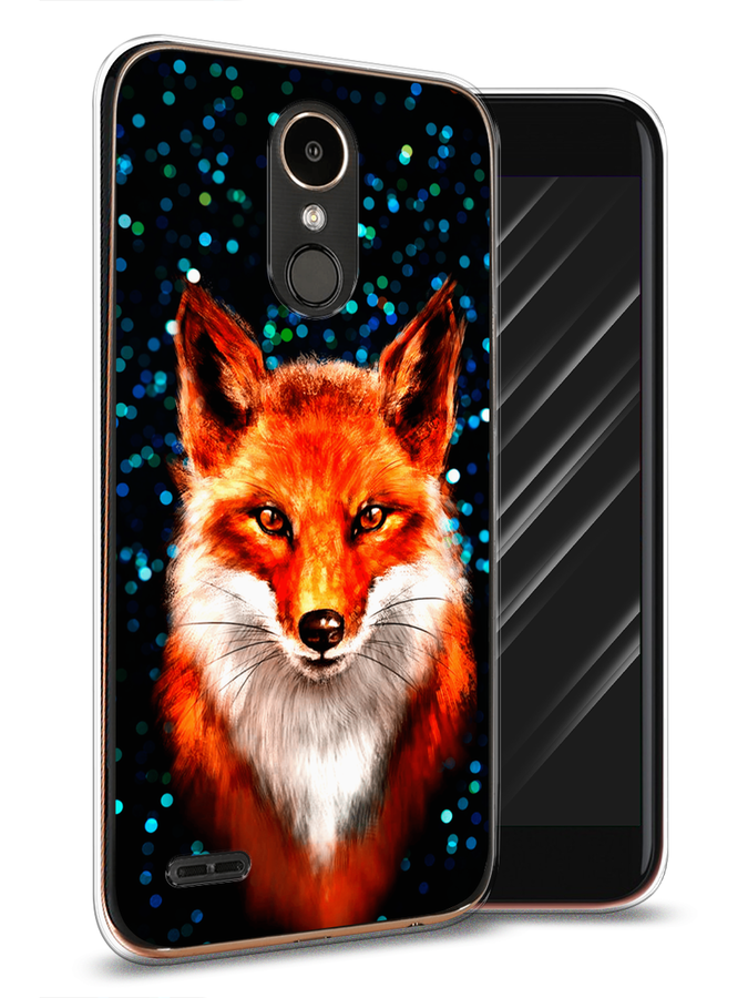 

Чехол Awog на LG K10 2017 "Волшебная лиса", Оранжевый;черный;белый, 81350-1
