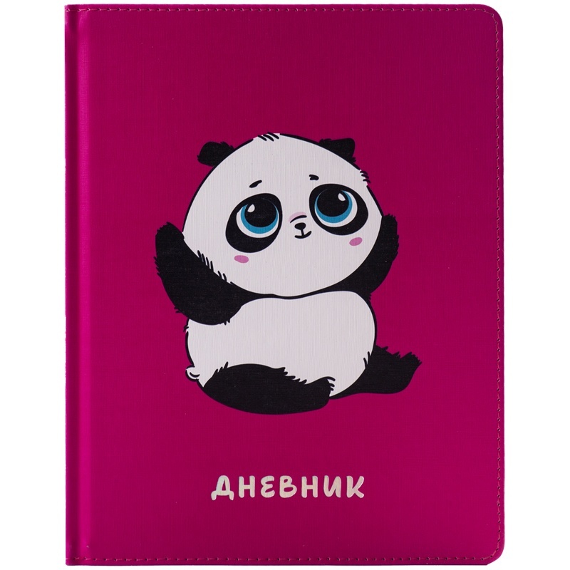 

Дневник Greenwich Line 1-11 класс 48 листов Funny panda иск. кожа ляссе 280г