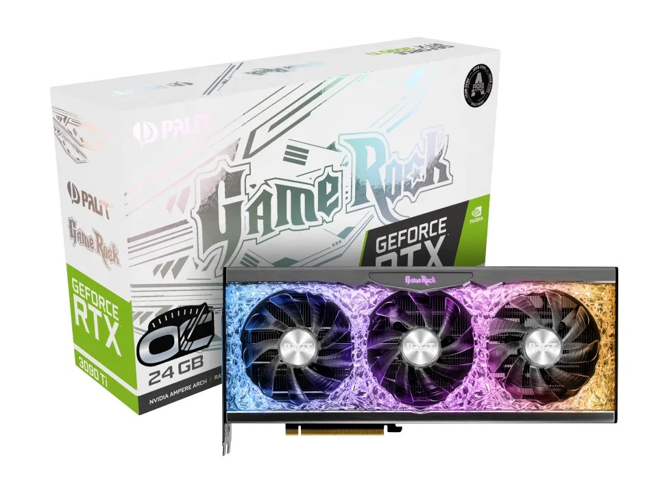 фото Видеокарта palit geforce rtx 3090 ti gamerock oc nvidia