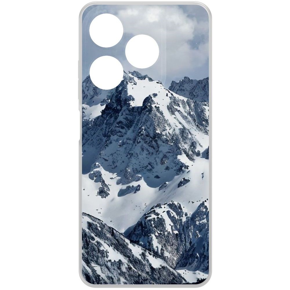 

Чехол-накладка Krutoff Clear Case Горы для TECNO Spark 10, Прозрачный