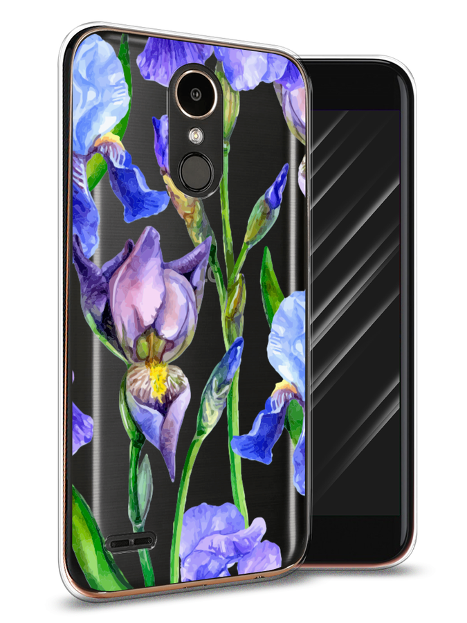 

Чехол Awog на LG K10 2017 "Синие ирисы", Фиолетовый;голубой;зеленый, 81350-8