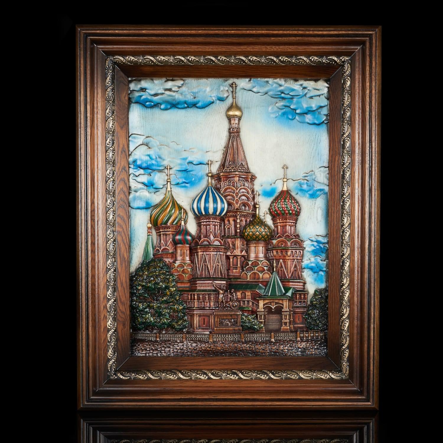 

Панно "Храм Василия Блаженного" 53 х 67 см