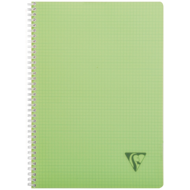 

Тетрадь Clairefontaine 328126C_green на спирали A4 клетка 90 листов 1 шт