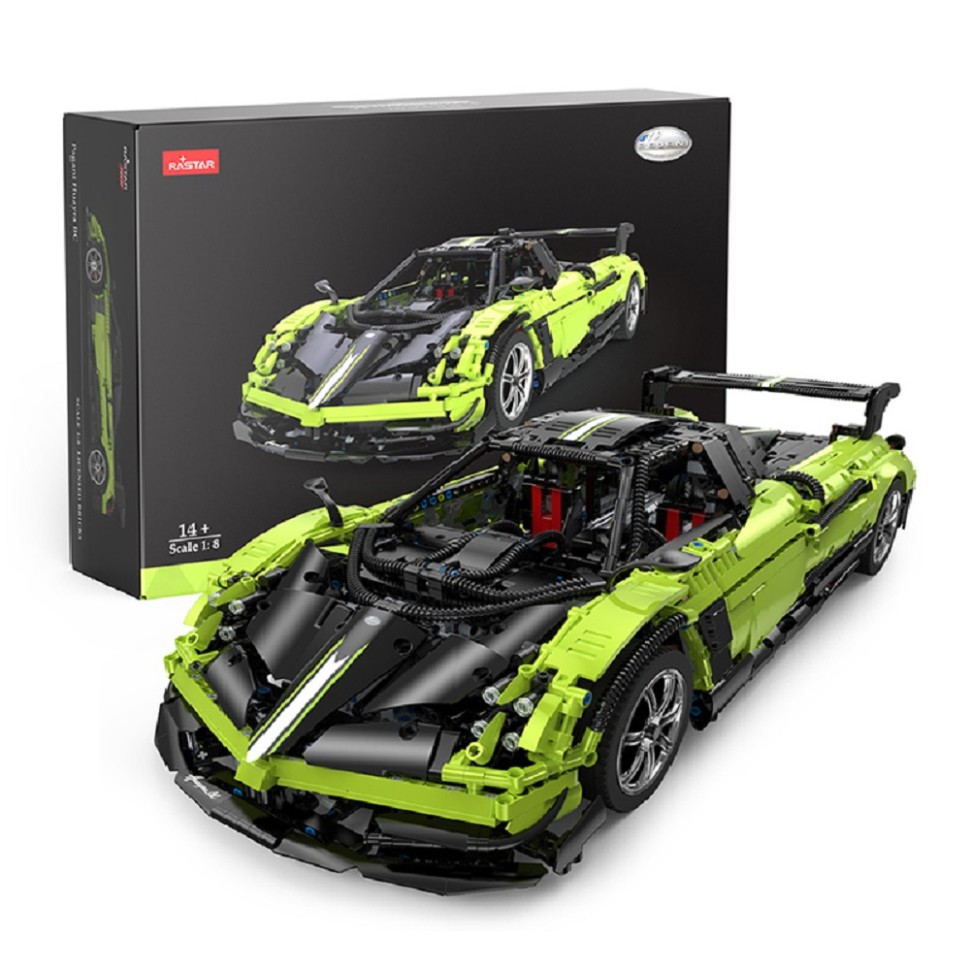 Конструктор Rastar 1:8 Pagani Huayra BC Зеленый 2934элементов