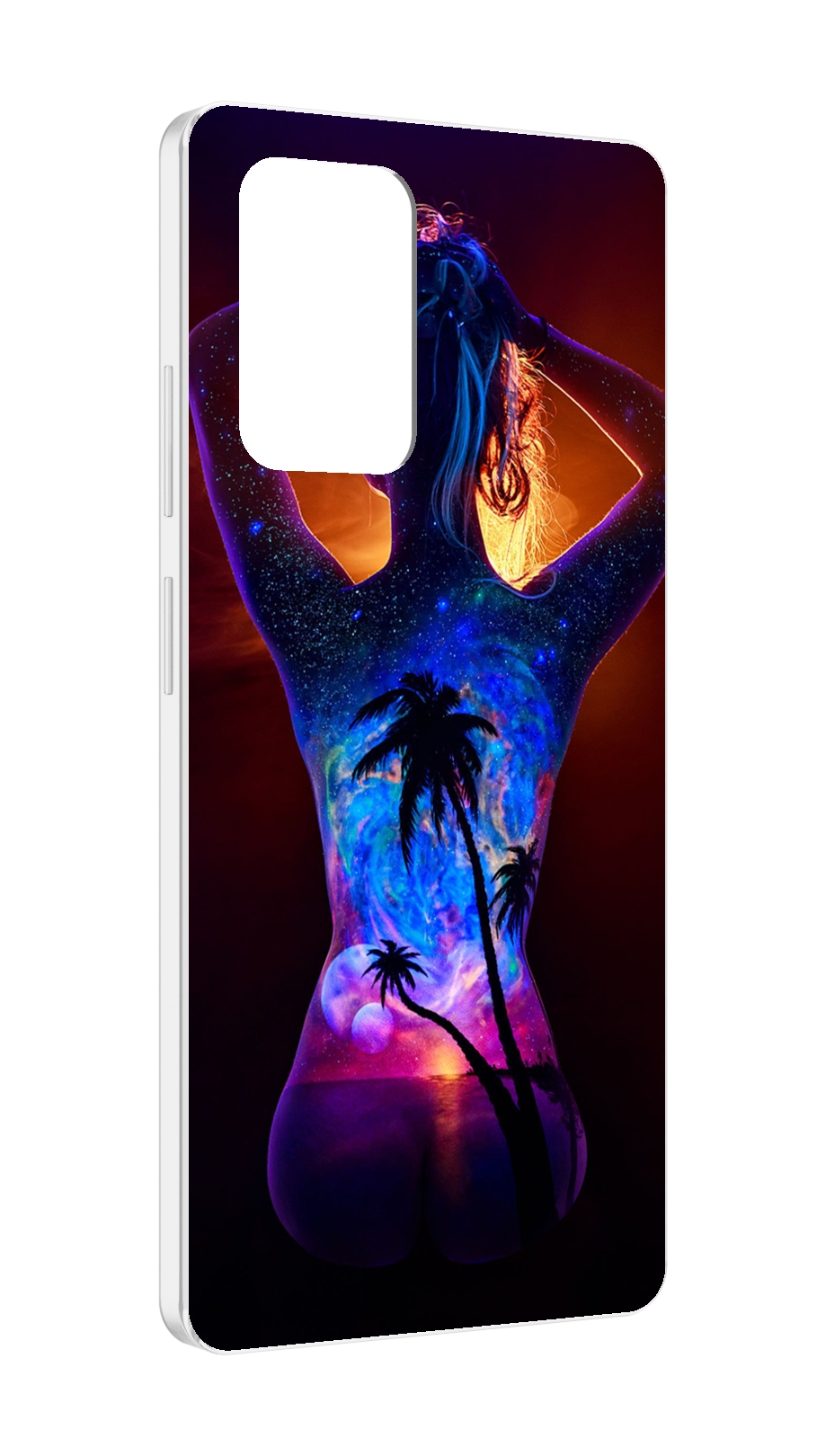 

Чехол MyPads Девушка-и-пальмы женский для ZTE Blade V40 Pro, Tocco