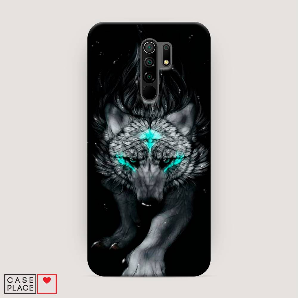 

Пластиковый чехол "Волшебный волк" на Xiaomi Redmi 9, 38320-1