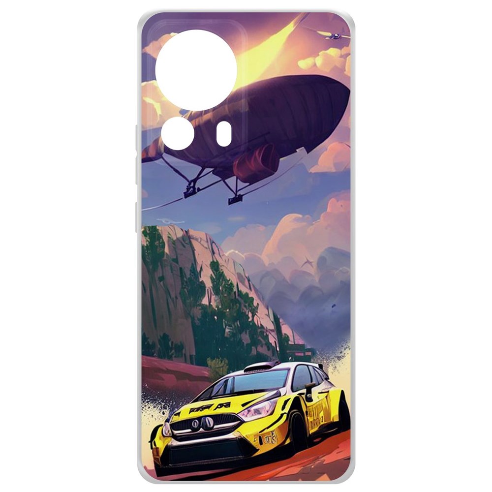 

Чехол-накладка Krutoff Clear Case Гонка для Xiaomi 13 Lite, Прозрачный