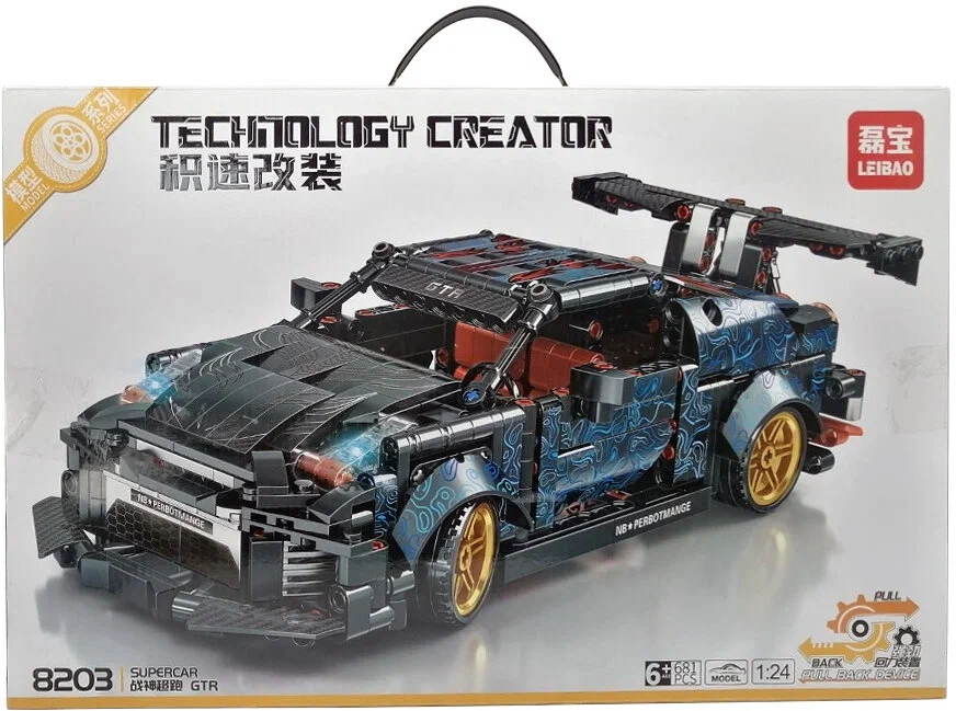 

Конструктор аналог лего техник 8203 спортивная машина GTR, Г-5-492