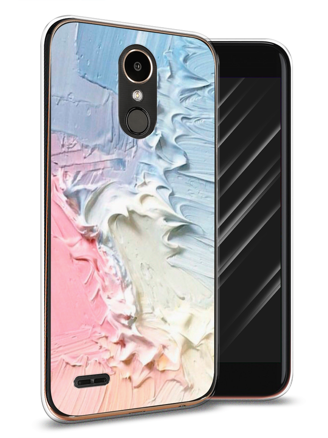 

Чехол Awog на LG K10 2017 "Фруктовое мороженное", Голубой;розовый;желтый, 81350-3