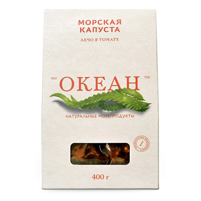 

Лечо Океан с морской капустой в томате 400 г