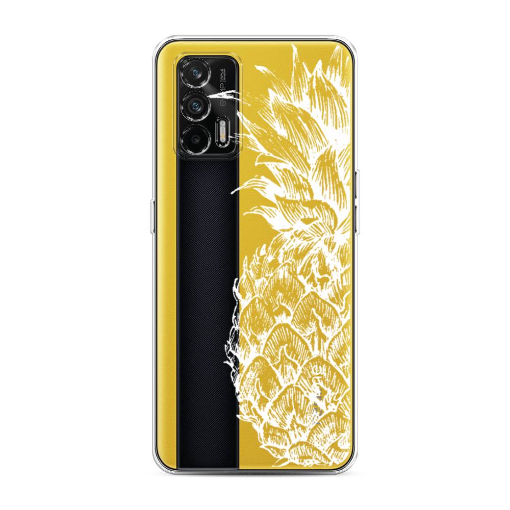 

Чехол Awog на Realme GT "Ананас графика белая", Разноцветный, 256350-10