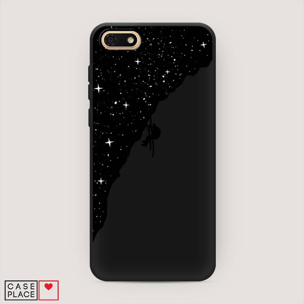 

Чехол Awog на Huawei Y5 2018 "Скалолаз в космосе", Черный;белый;бежевый, 65952-1