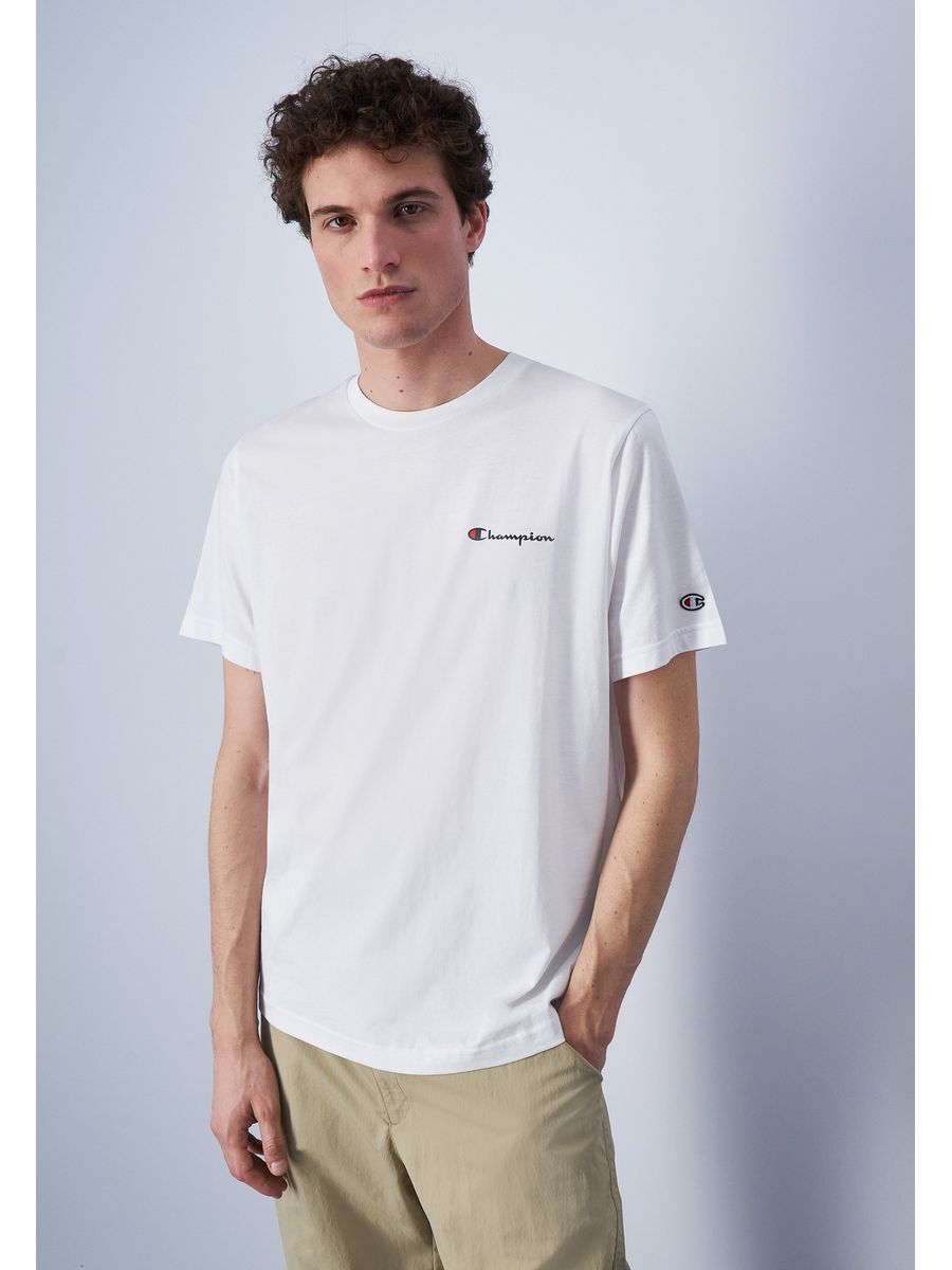 

Футболка мужская Champion C7642D0BU белая 2XL, Белый, C7642D0BU